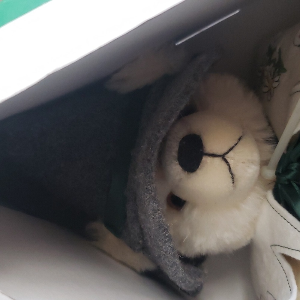 Vintage "Rare" Limited Edition Hermann Bavarian Edelweiss Mohair Teddy Bear #606 - Picture 5 of 16